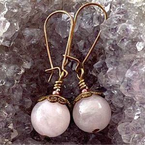 Rose Quartz Earrings